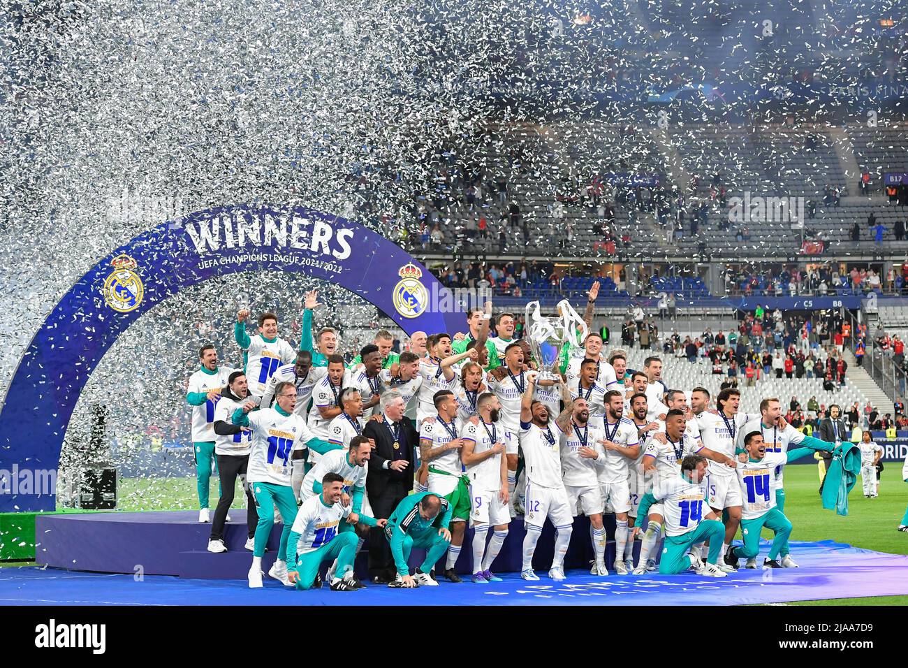 Paris France 28th May 2022 Marcelo Of Real Madrid Can Raise The paris-france-28th-may-2022-marcelo-of-real-madrid-can-raise-the