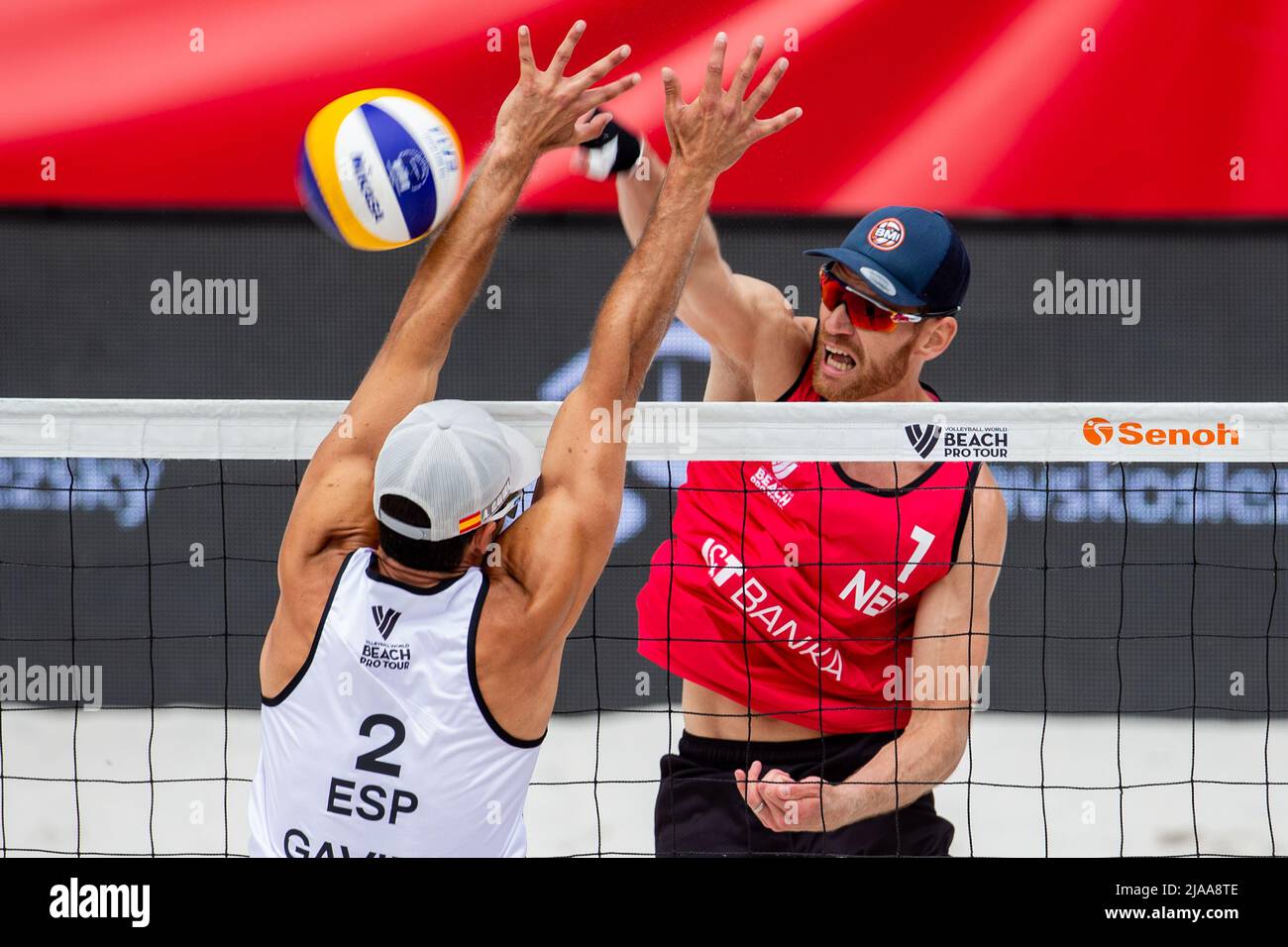 Ostrava, Czech Republic. 29th May, 2022. From left Adrian Gavira