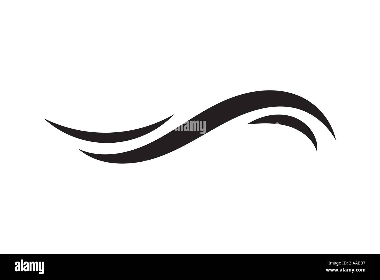 Sea icon wave illustration vector design. Ocean logo graphic element ...