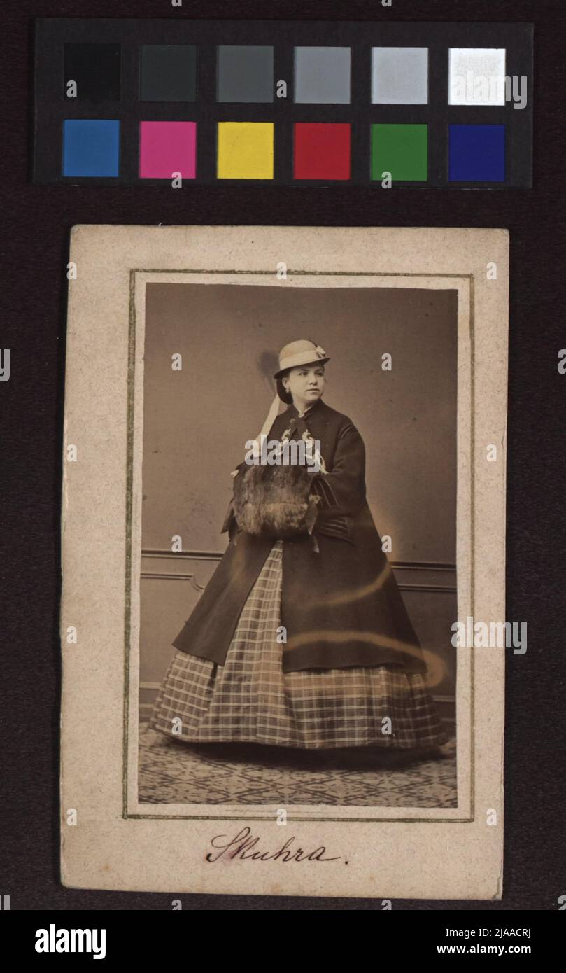 Josefine Skuhra (1847-1913), actress. Unknown, photographer Stock Photo ...