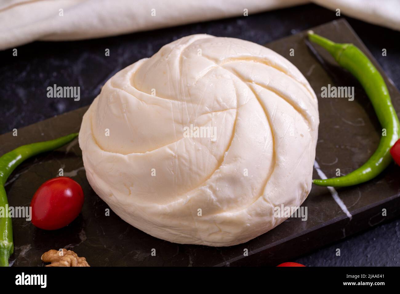 Butter. Delicious butter made from fresh cow's milk. Local name tereyagi. close up Stock Photo