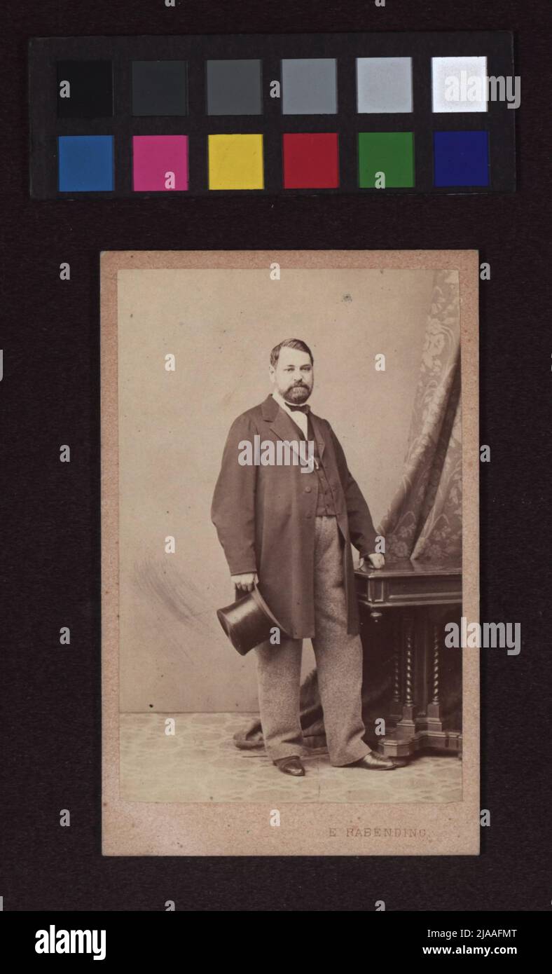 Leopold Bachmayr Emil Rabending 1823—1886 Photographer Stock Photo