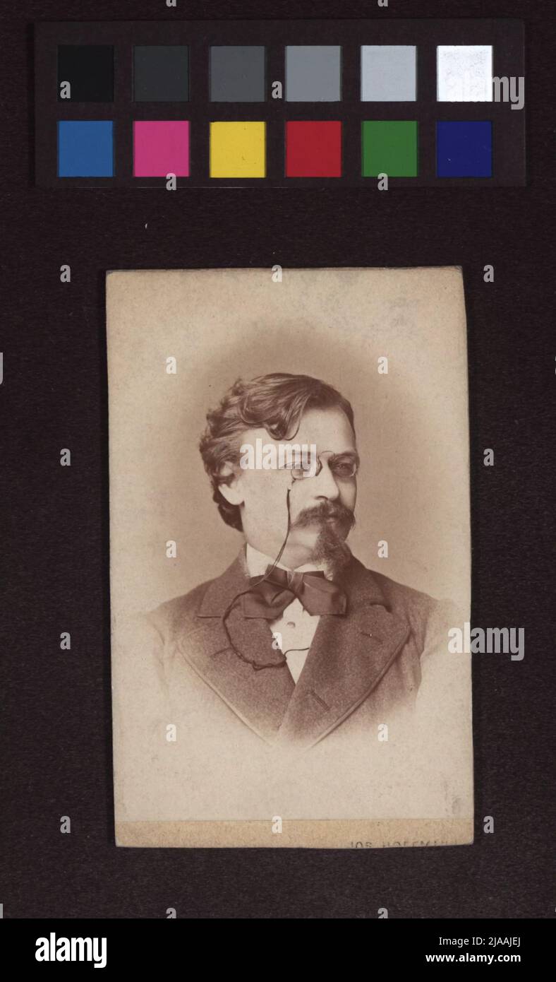 Hans Hassel, photographer. Josef Hoffmann (1843-1897), Photo Studio Stock Photo