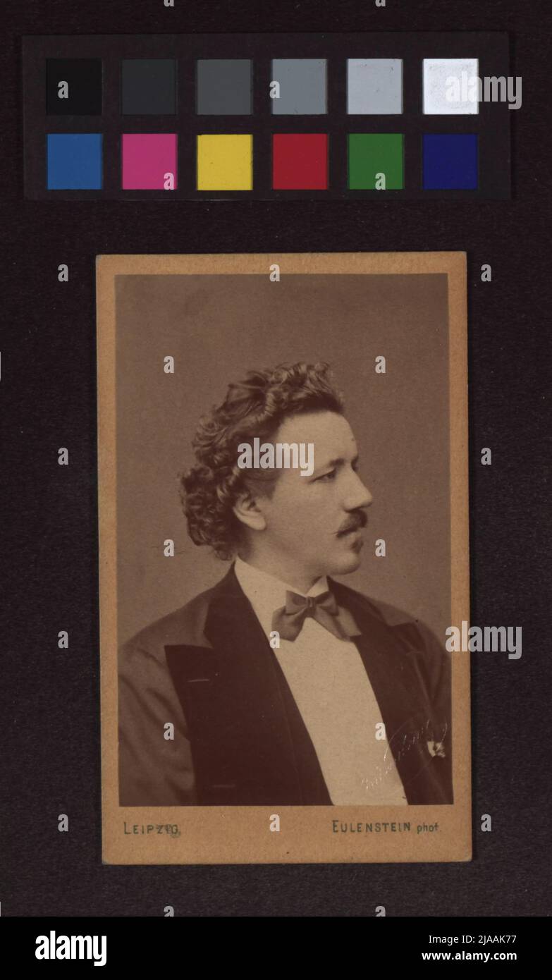 Franz Nachbauer (18351902), singer. Atelier Eulenstein, photographer