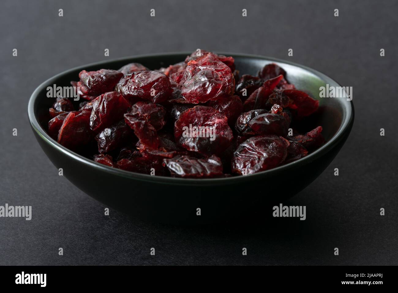 Dried Cherries in a Bowl Stock Photo