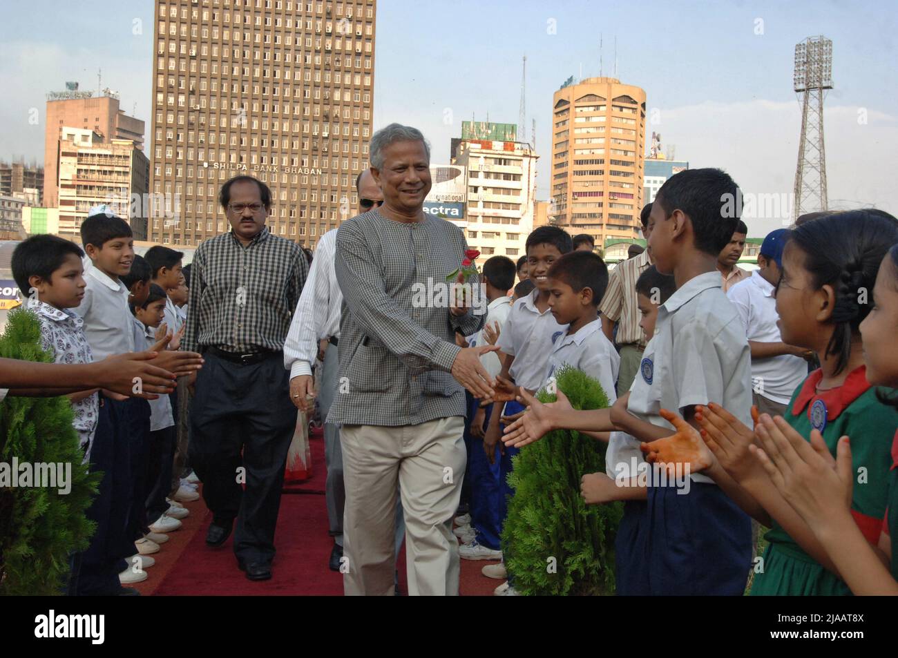 Dhaka, Bangladesh - May 27, 2007: Dr. Muhammad Yunus Was Awarded The ...