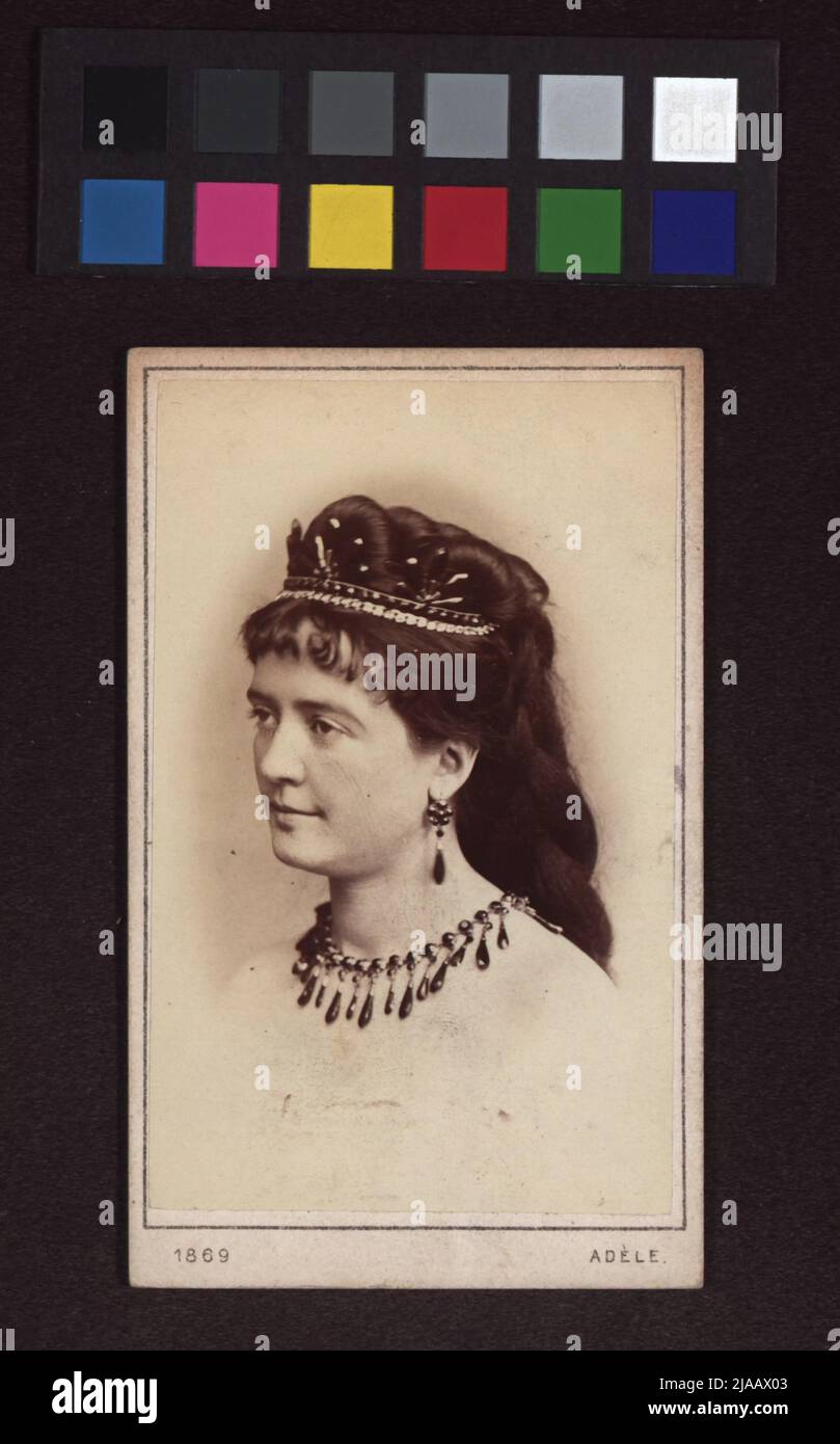 CDV Photo Ancienne – Portrait Femme Mode, Vers 1872, Adèle Vienne, Allemagne