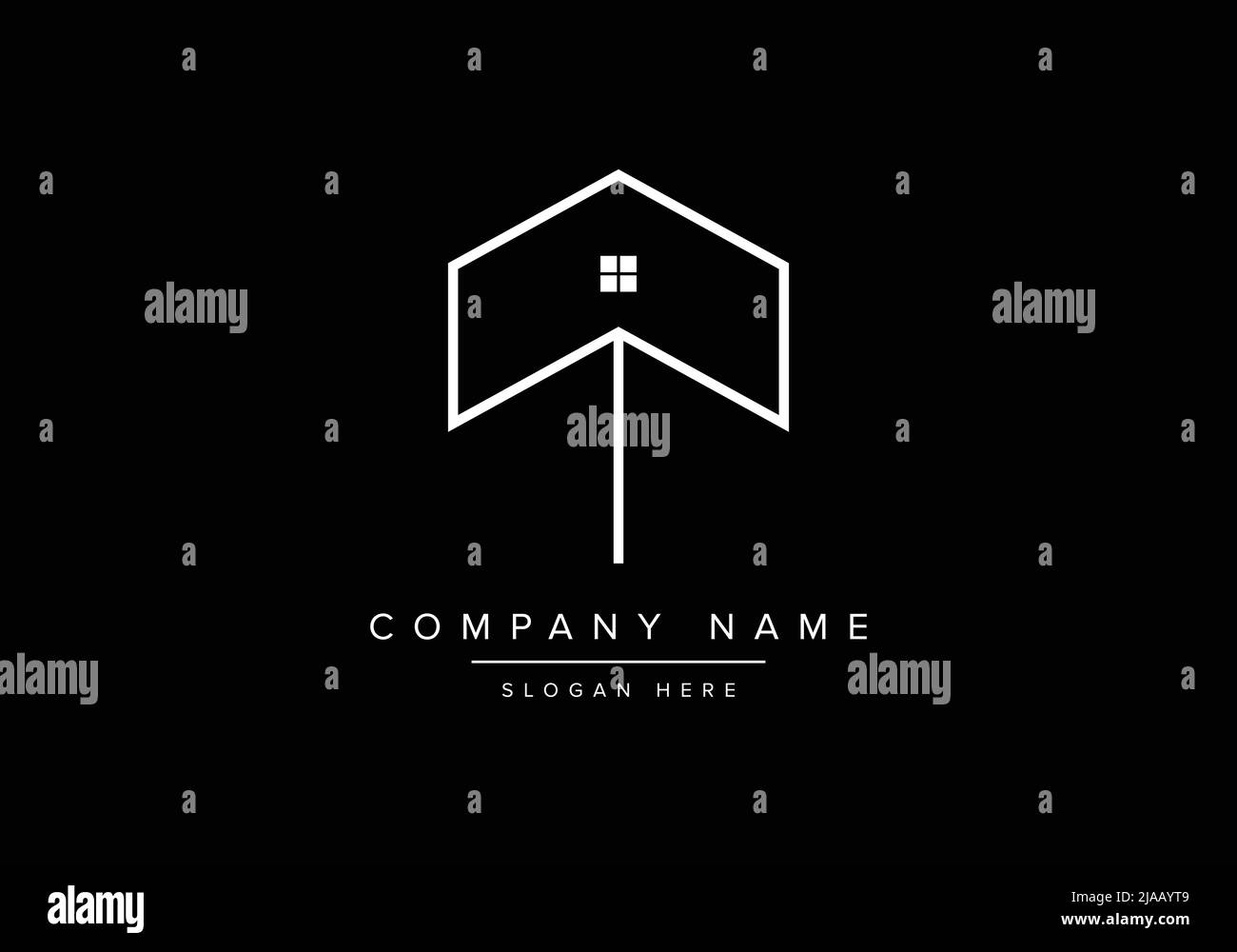 Alphabet letter icon logo T with a house or home. Real estate line art ...