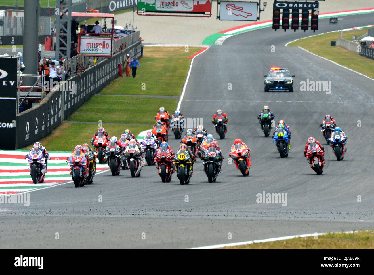 Mugello Circuit, Scarperia (FI), Italy, May 29, 2022, Starting Motogp race  during Gran Premio d'Italia Oakley Race - MotoGP World Championship Stock  Photo - Alamy