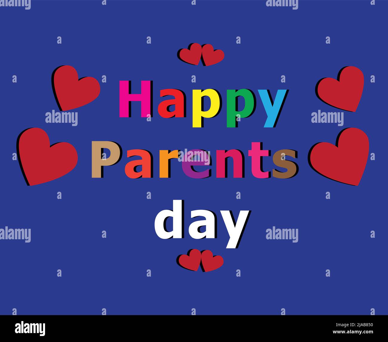Conceptual Banner Design for Happy parents day Day. International