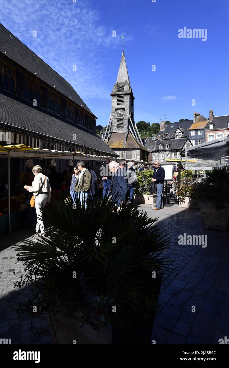 Sainte Catherine Church Honfleur Calvados Normandy France Stock