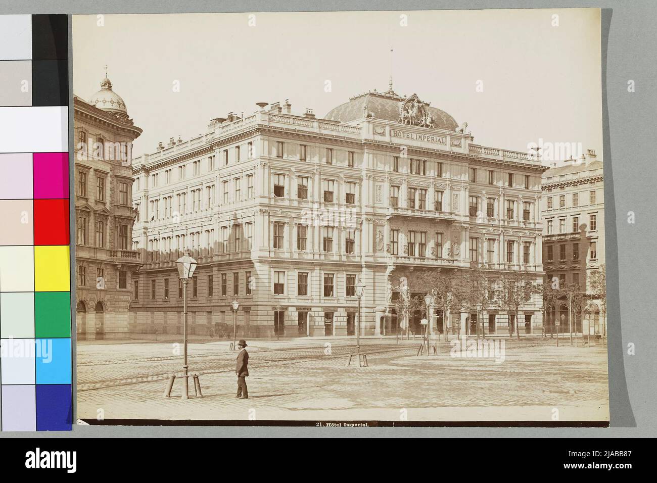 1st, Carinthian Ring 16 - Hotel Imperial. Michael Frankenstein (1843-1918), photographer Stock Photo