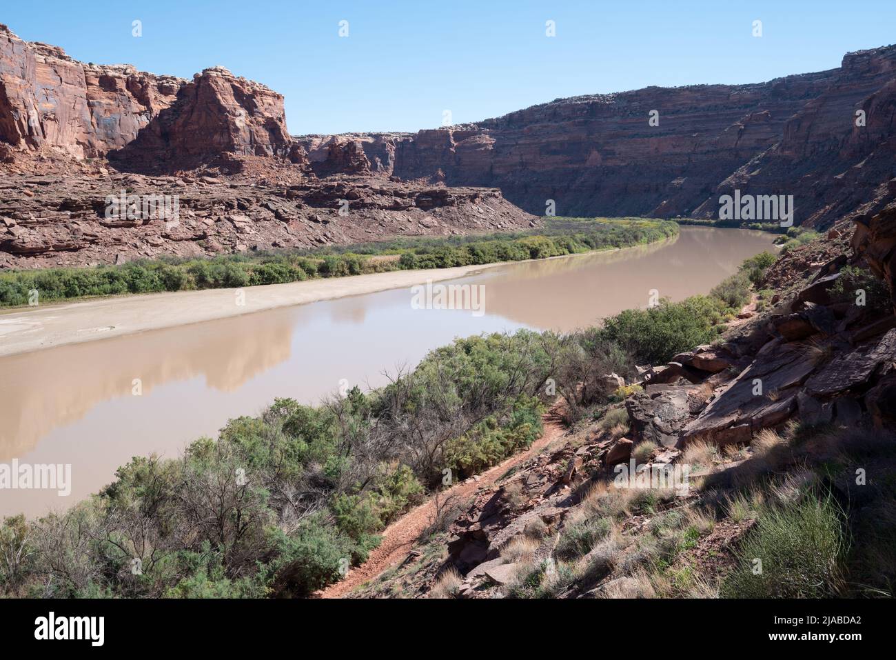 Green River in Labyrinth Canyon, Utah Stock Photo - Alamy