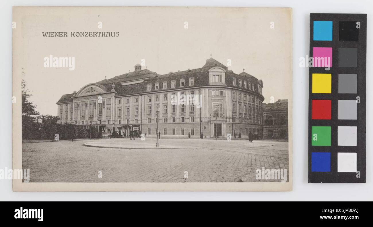 Wiener Konzerthaus '. Brothers Kohn KG (B. K. W. I.), Producer Stock Photo