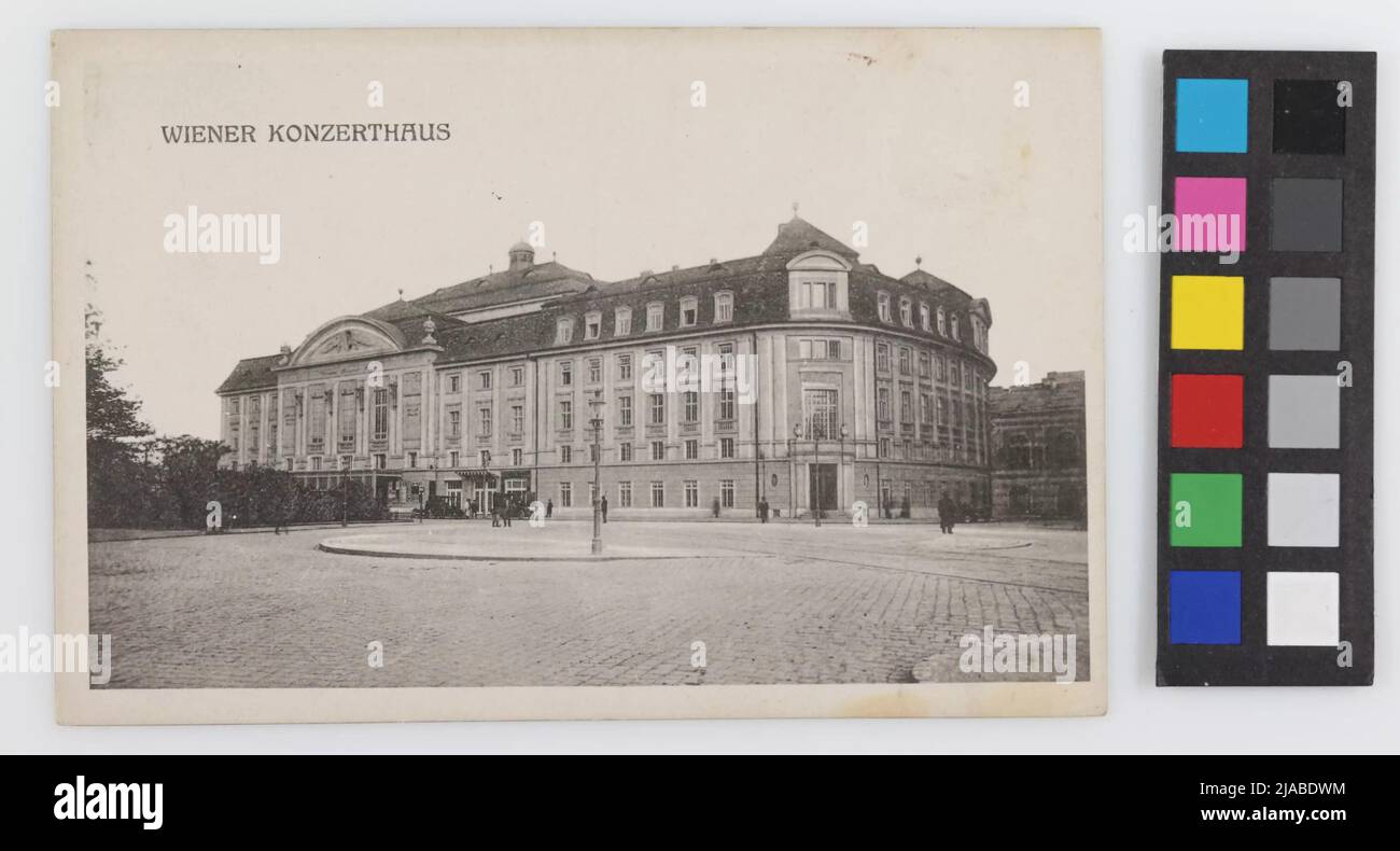 Wiener Konzerthaus. Brothers Kohn KG (B. K. W. I.), producer Stock Photo