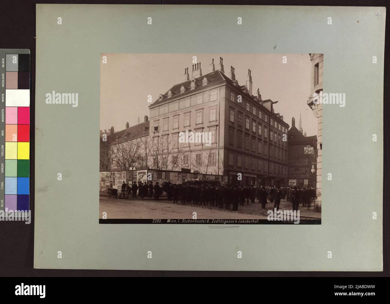 1., Zedlitzgasse 4 / Stubenbastei 6 - Jakoberhof. August Stauda (1861-1928), photographer Stock Photo