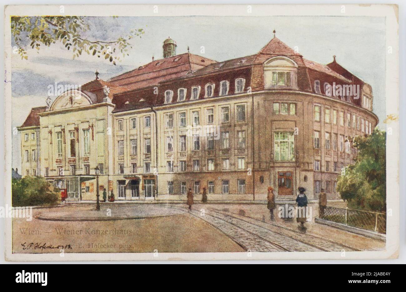 Vienna. - Wiener Konzerthaus .. Brothers Kohn KG (B. K. W. I.), Producer, After: Eduard Ferdinand Hofecker (1882-1938), Drawer Stock Photo