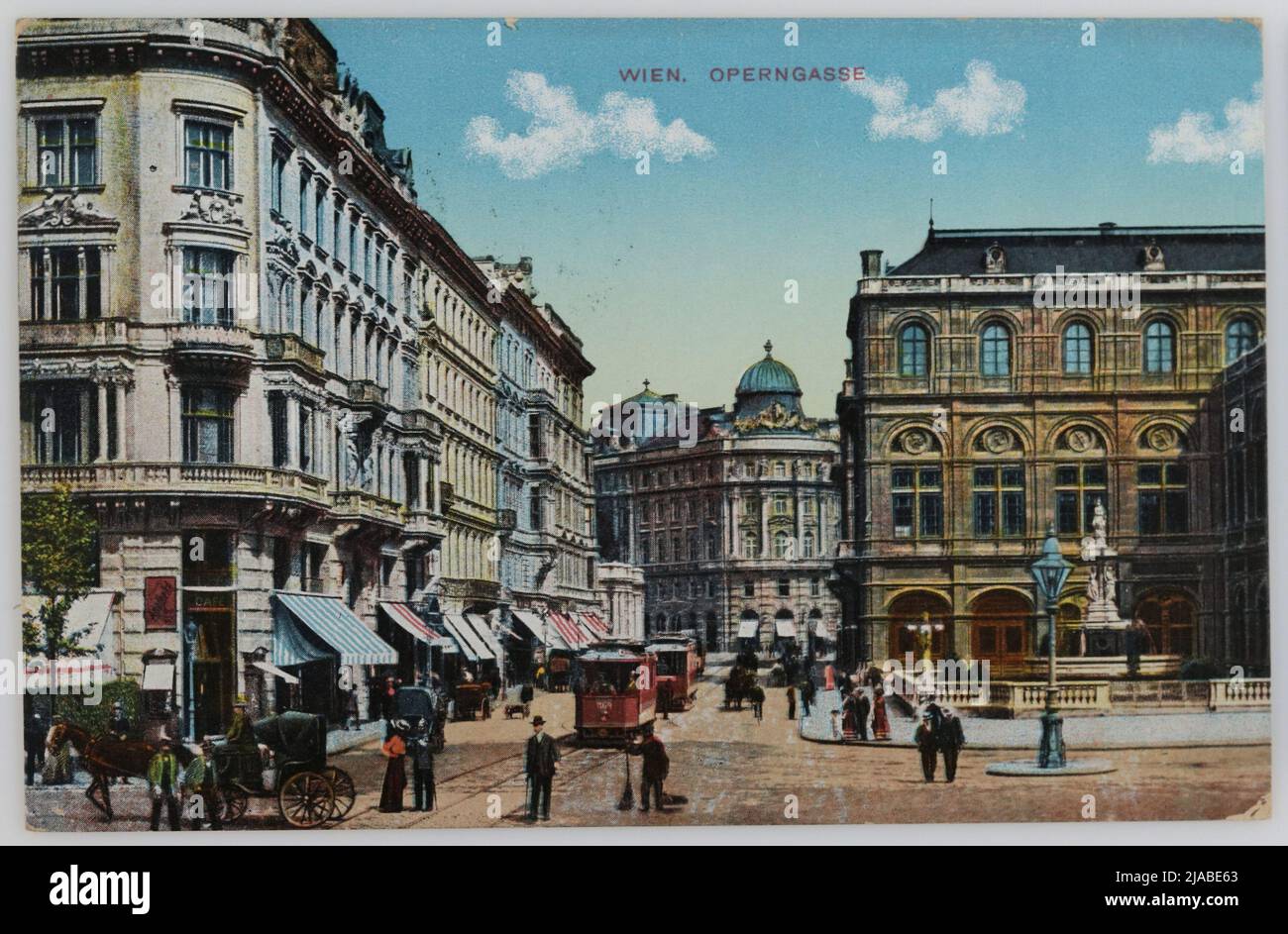 Vienna. Opera. Brothers Kohn KG (B. K. W. I.), producer Stock Photo Alamy