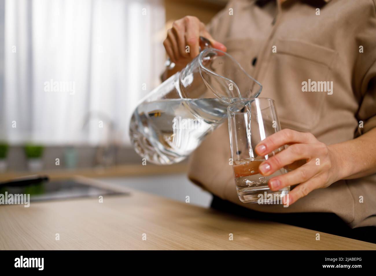 Pitcher water pouring clear glass hi-res stock photography and images -  Page 2 - Alamy