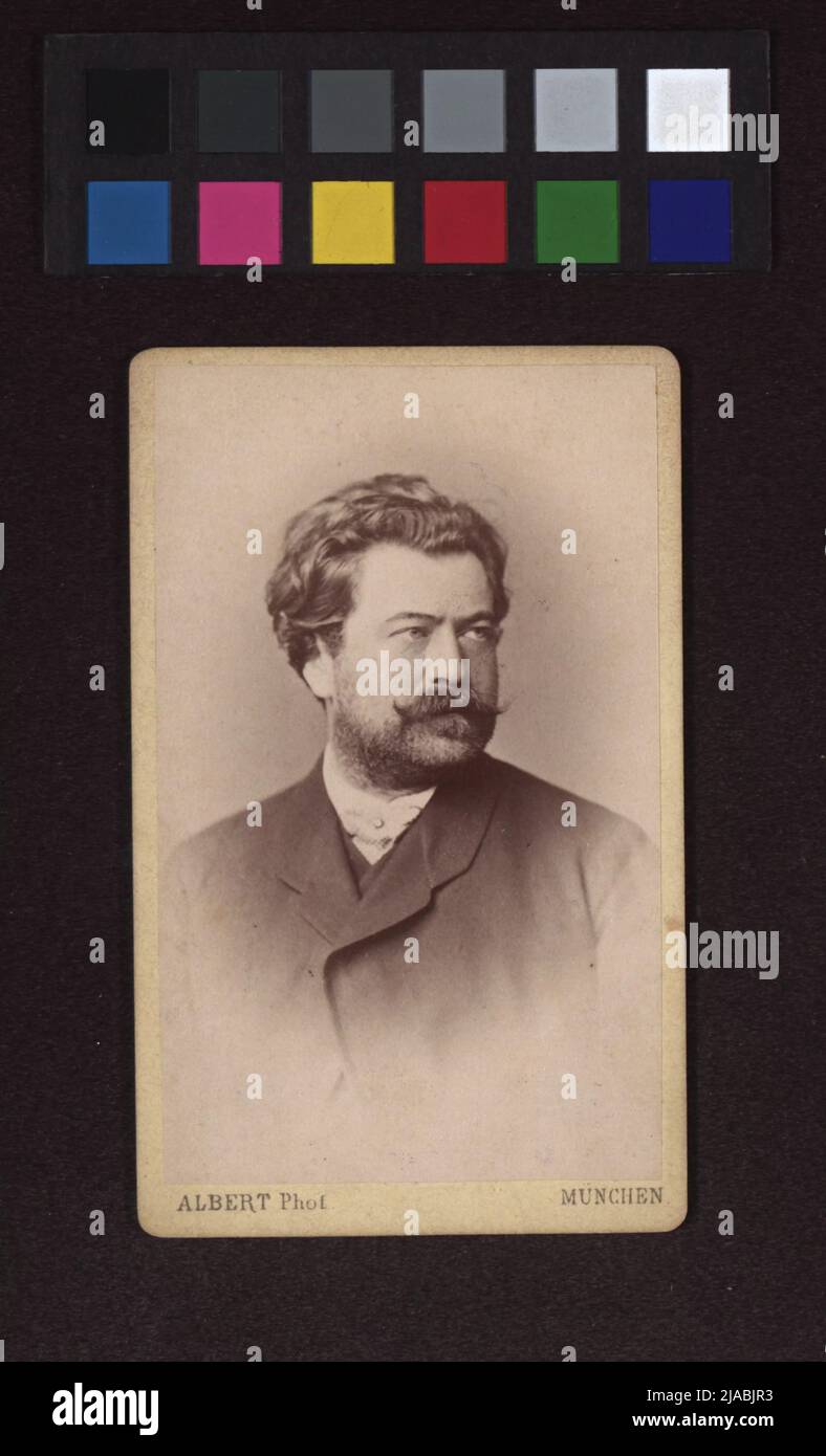 Louis Hahn. Joseph Albert (1825—1886), Photographer Stock Photo
