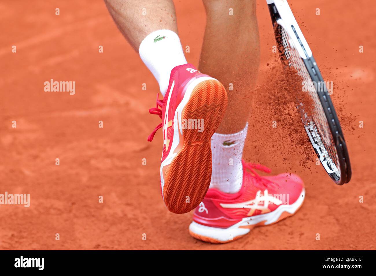 Paris, France. 29th May 2022; Roland Garros, Paris, France: French Open  Tennis tournament: Novak Djokovic (SRB)