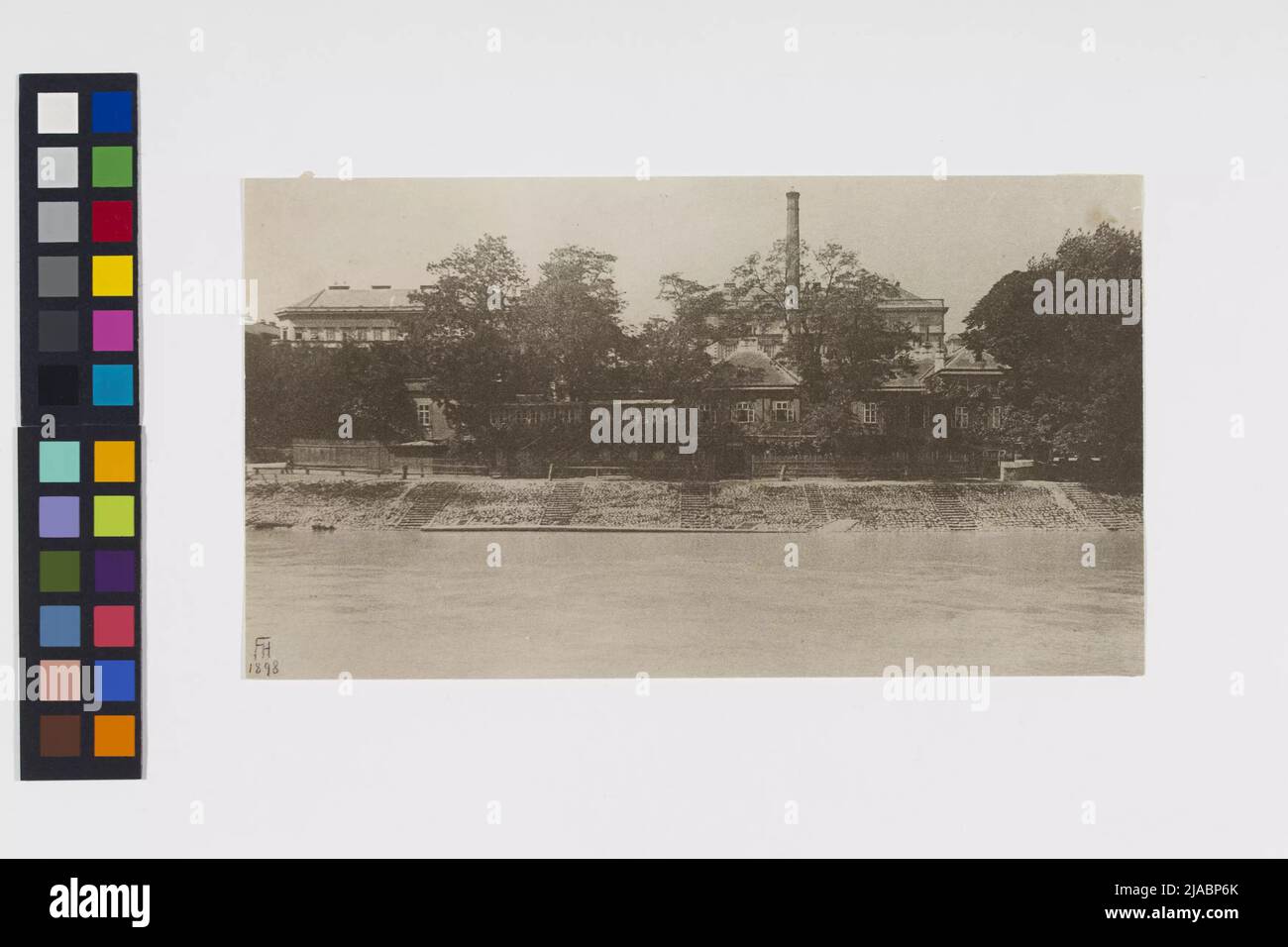 1st, Franz-Josefs-Kai 4-Kaiserbad. Franz Holluber (1858-1942), photographer Stock Photo