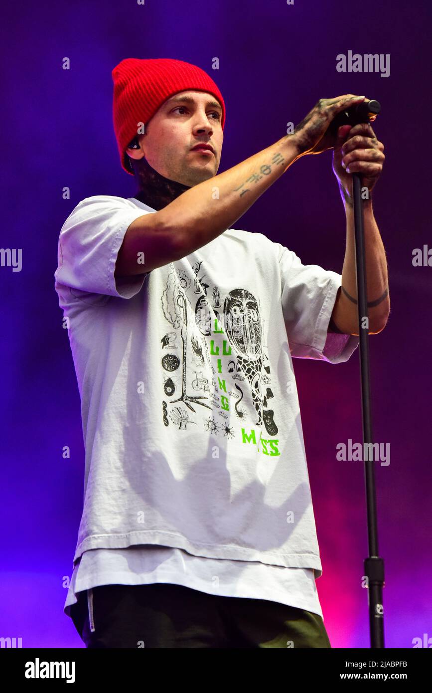 Napa, California, USA. 28th May, 2022. Tyler Joseph with Twenty One