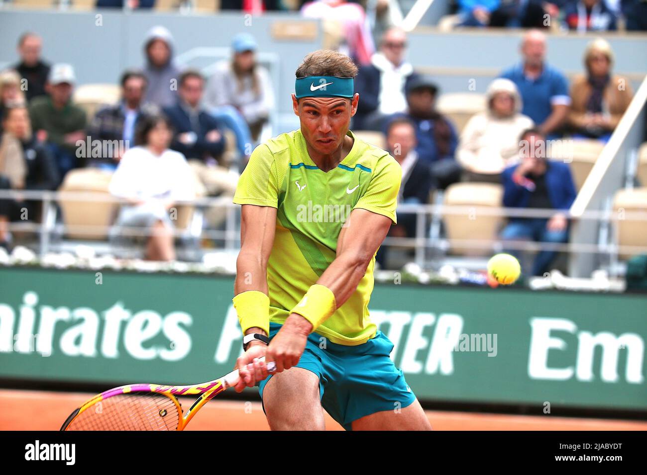 Paris, France. 29th May, 2022. PARIS, IF - 29.05.2022: ROLAND GARROS 2022 - Rafael  Nadal (ESP) during
