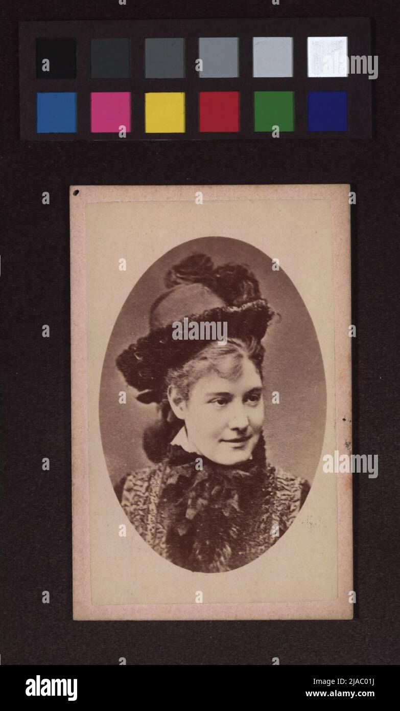 Antonie Janisch (1848-1920), actress. Unknown, photographer Stock Photo ...