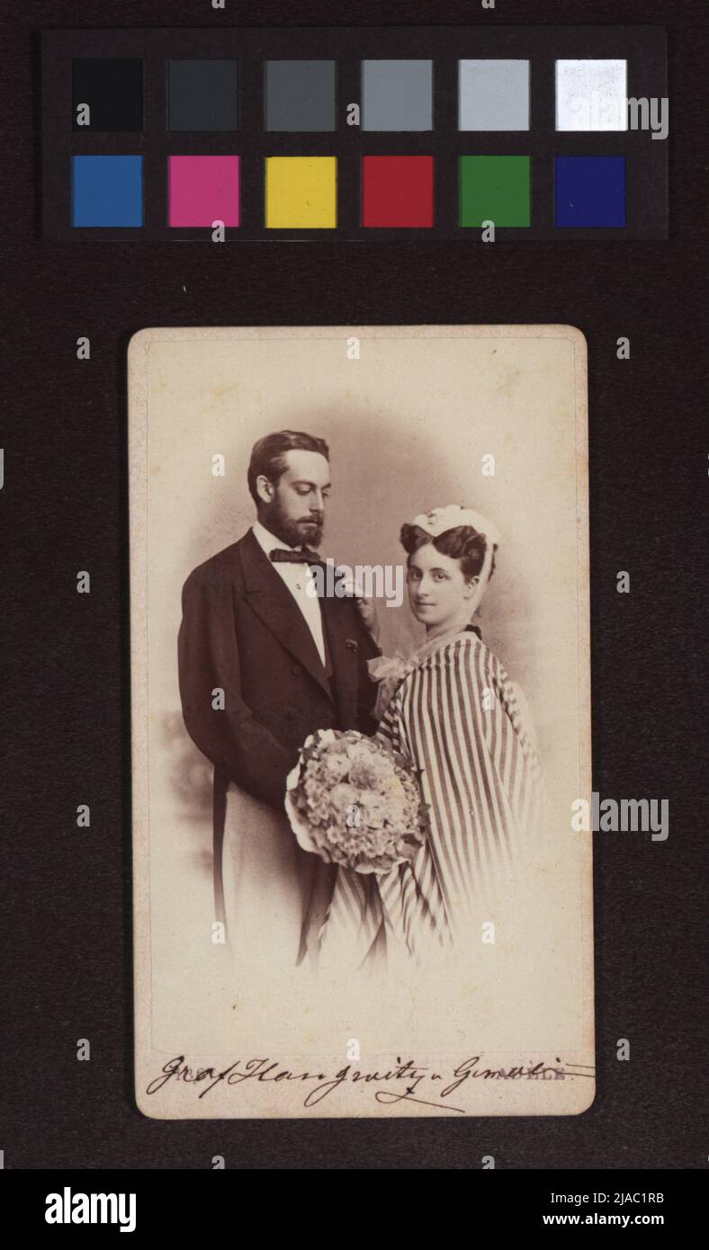 Count Haugwitz and wife. Adele Perlmutter (Atelier Adèle) (18451941