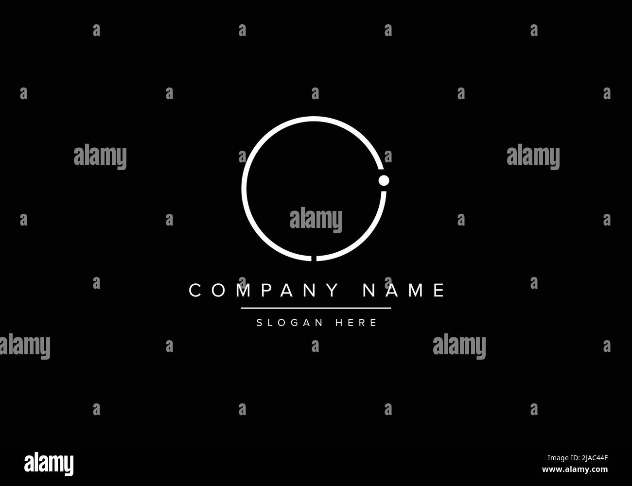 Creative minimal line art icon logo, OJ monogram logo Stock Vector ...