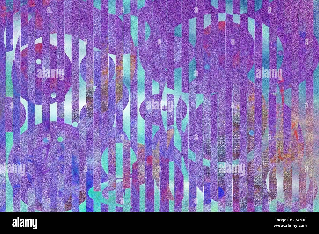 Modern abstract in azure tints. 3D rendering Stock Photo - Alamy