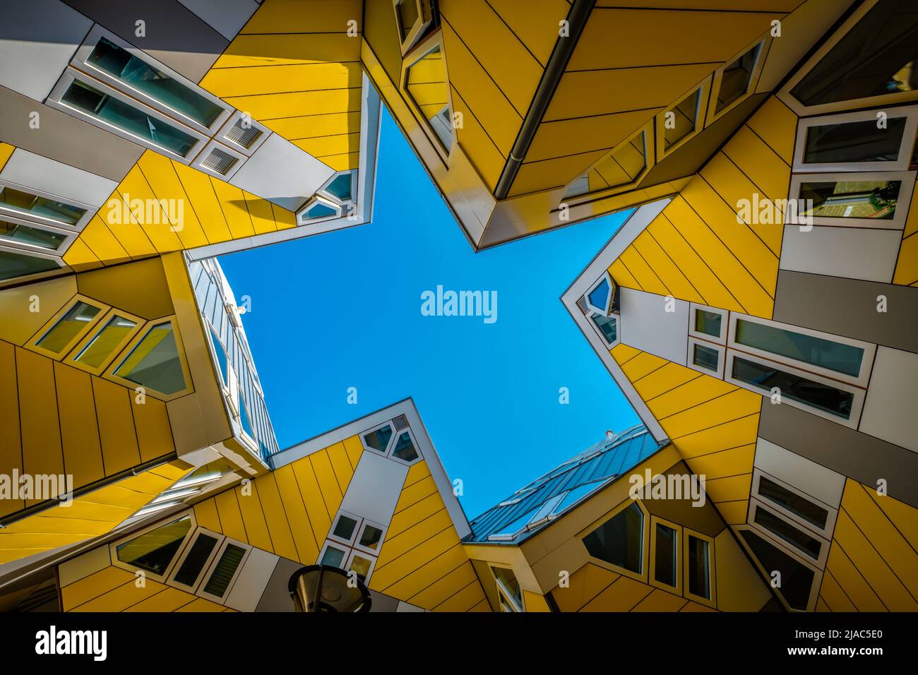 Cube houses in Rotterdam, Netherlands Stock Photo