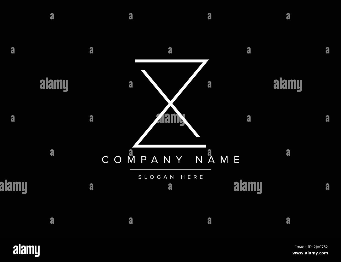 Zx logo design Black and White Stock Photos & Images - Alamy