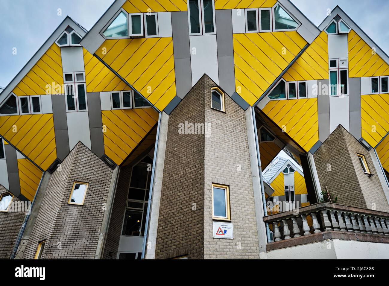 Cube houses in Rotterdam, Netherlands Stock Photo