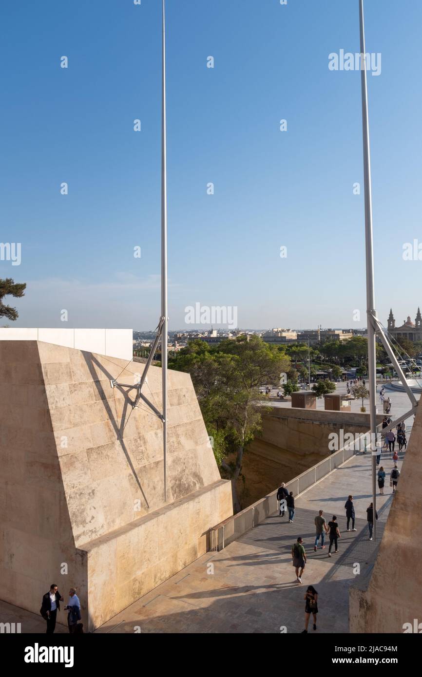 City Gate, Valletta, Malta Stock Photo Alamy