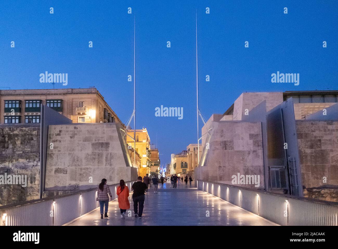 City Gate, Valletta, Malta Stock Photo