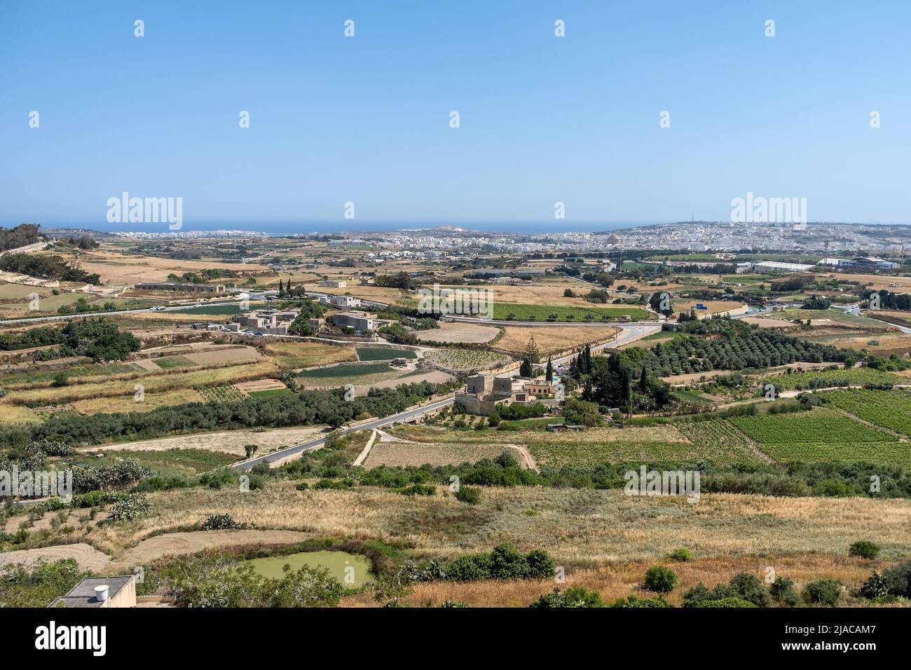 View from Mdina, Malta Stock Photo