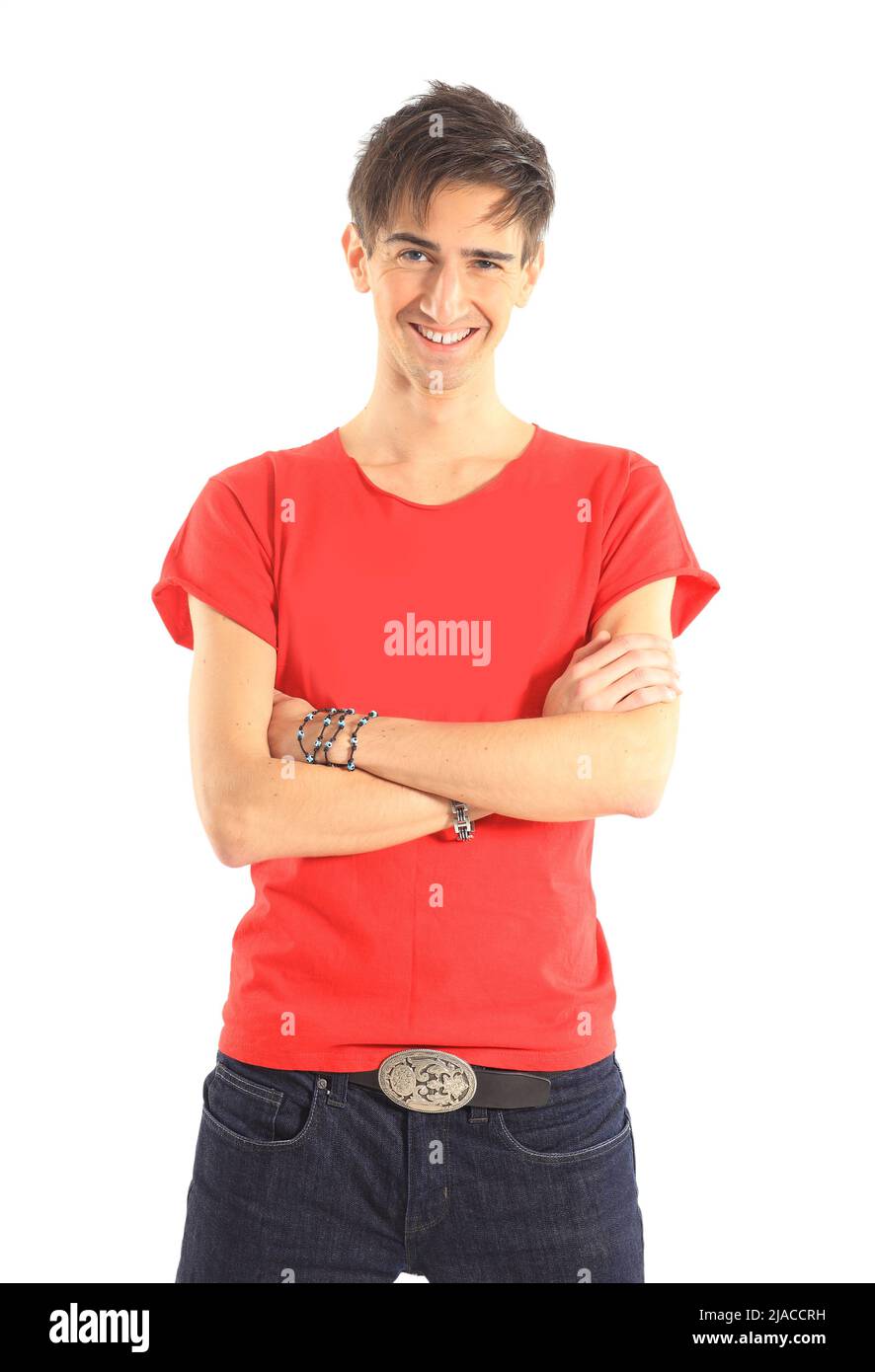 The young beautiful man Stock Photo - Alamy