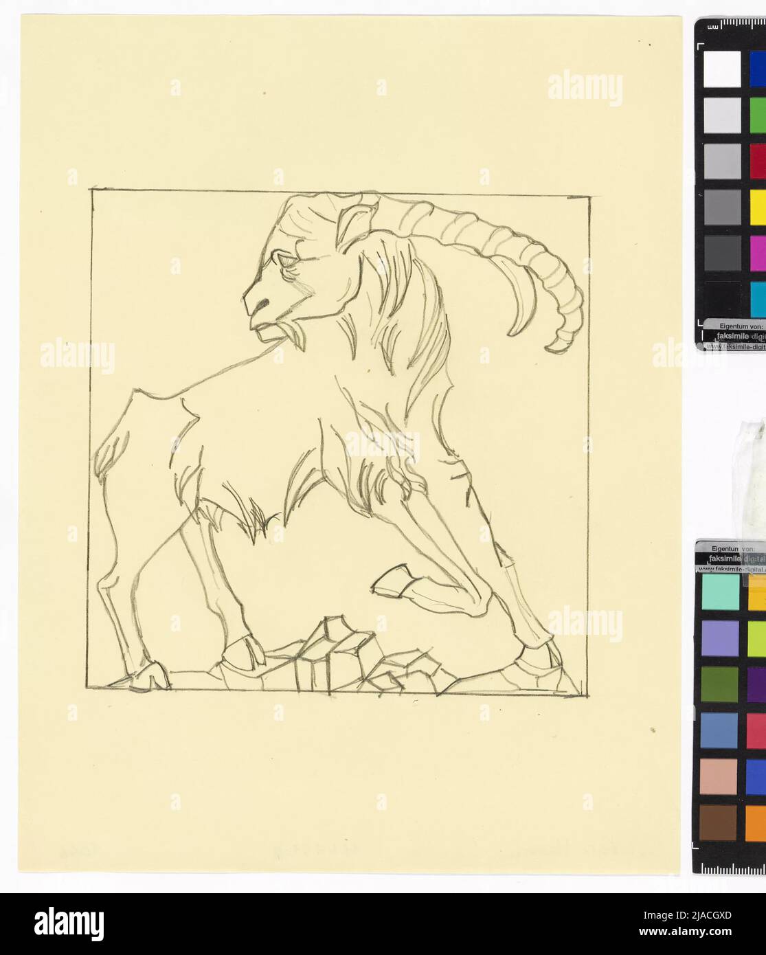 Capricorn. Hanna Gärtner (18991948), artist Stock Photo Alamy