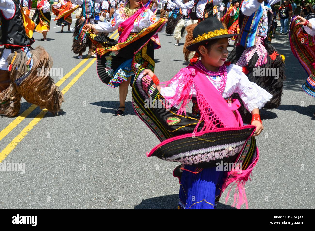 New York, New York, USA. 29th May, 2022. Girls are seen dancing with