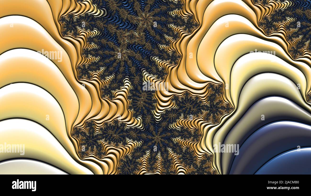 Abstract Computer generated Fractal design. A fractal is a never-ending ...