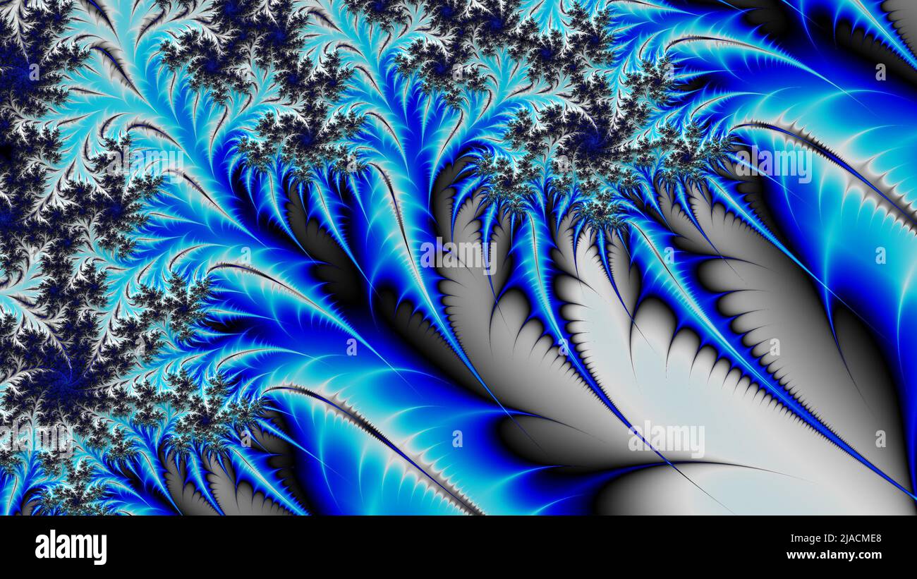 Abstract Computer generated Fractal design. A fractal is a never-ending ...