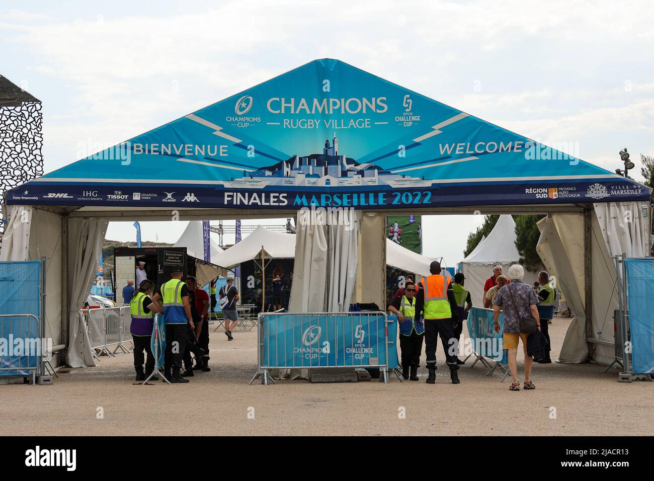 Marseille, France. 26th May, 2022. View of the entrance to the Rugby