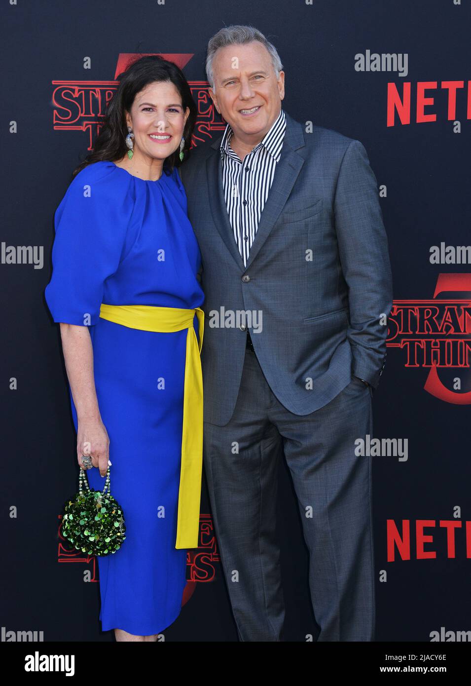 Paul Reiser and his wife Paula Ravets 134 attend the premiere of