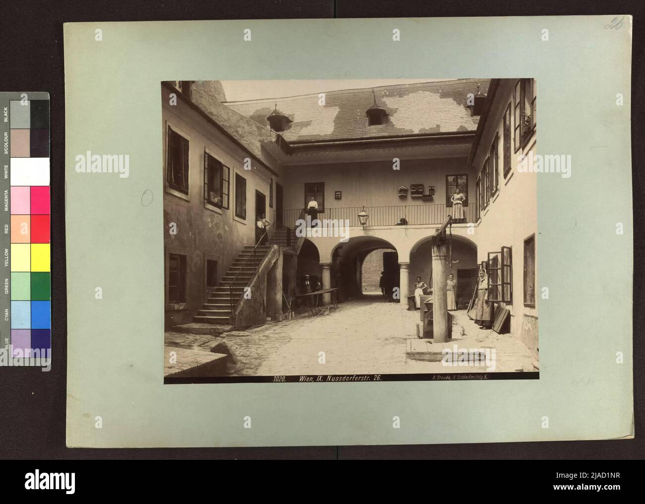 9., Nußdorfer Straße 26 Court view. August Stauda (18611928