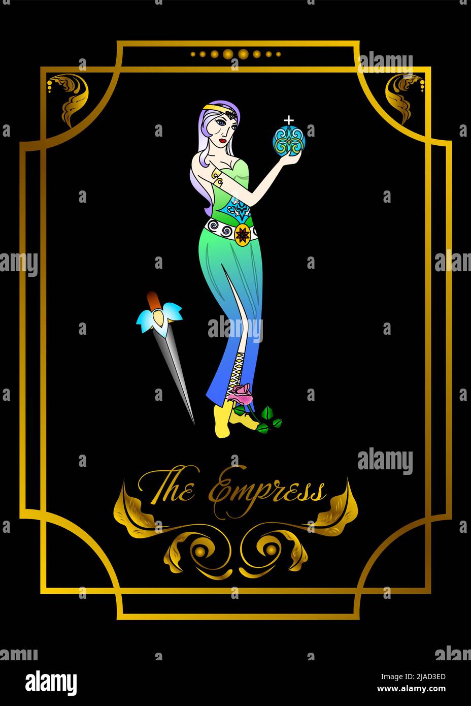 The Empress Tarot Card Art