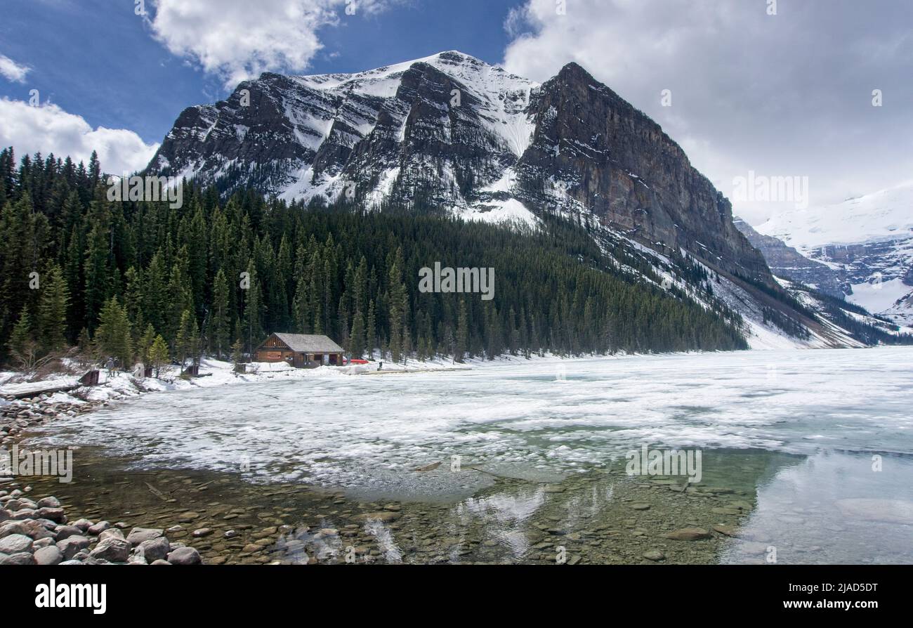 Lake Louise Banff National Park Alberta Stock Photo - Alamy