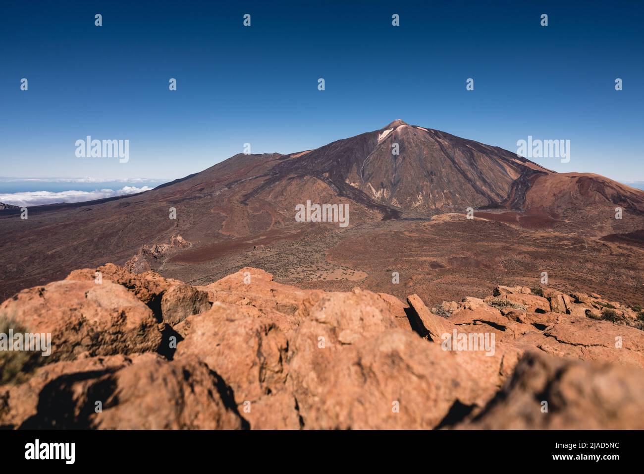 Mount Teide volcano, Tenerife, Canary Islands, Spain Stock Photo