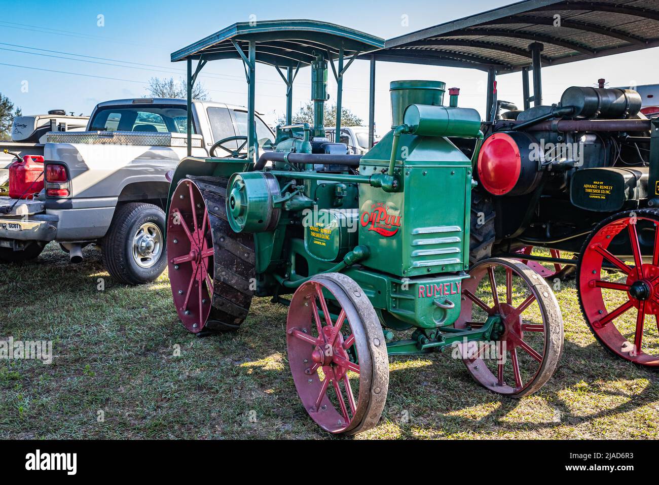 Fort Meade, FL - February 23, 2022: 1929 Rumely Oil Pull Tractor Model ...